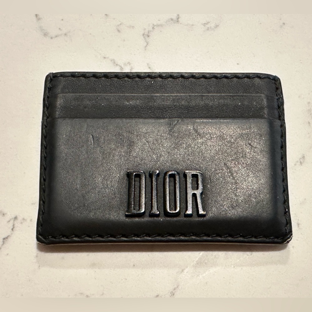 Dior Black on black card holder - Picture 1 of 6